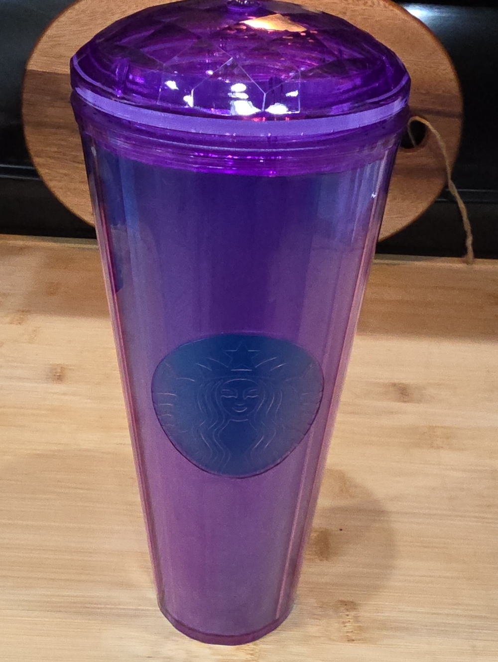 Purple Starbucks Tumblr 24 Oz, No Straw. Uncommon